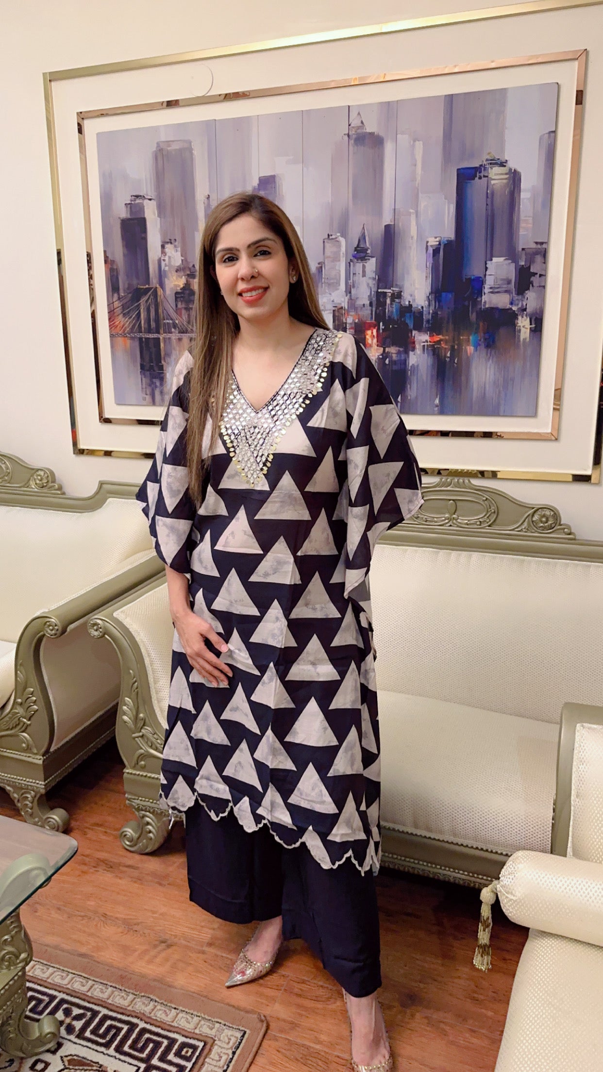 Black kaftan