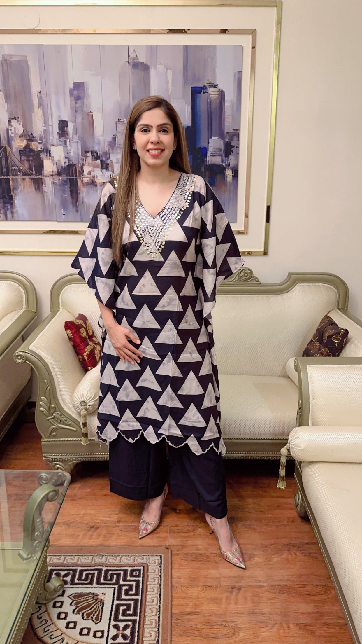 Black kaftan