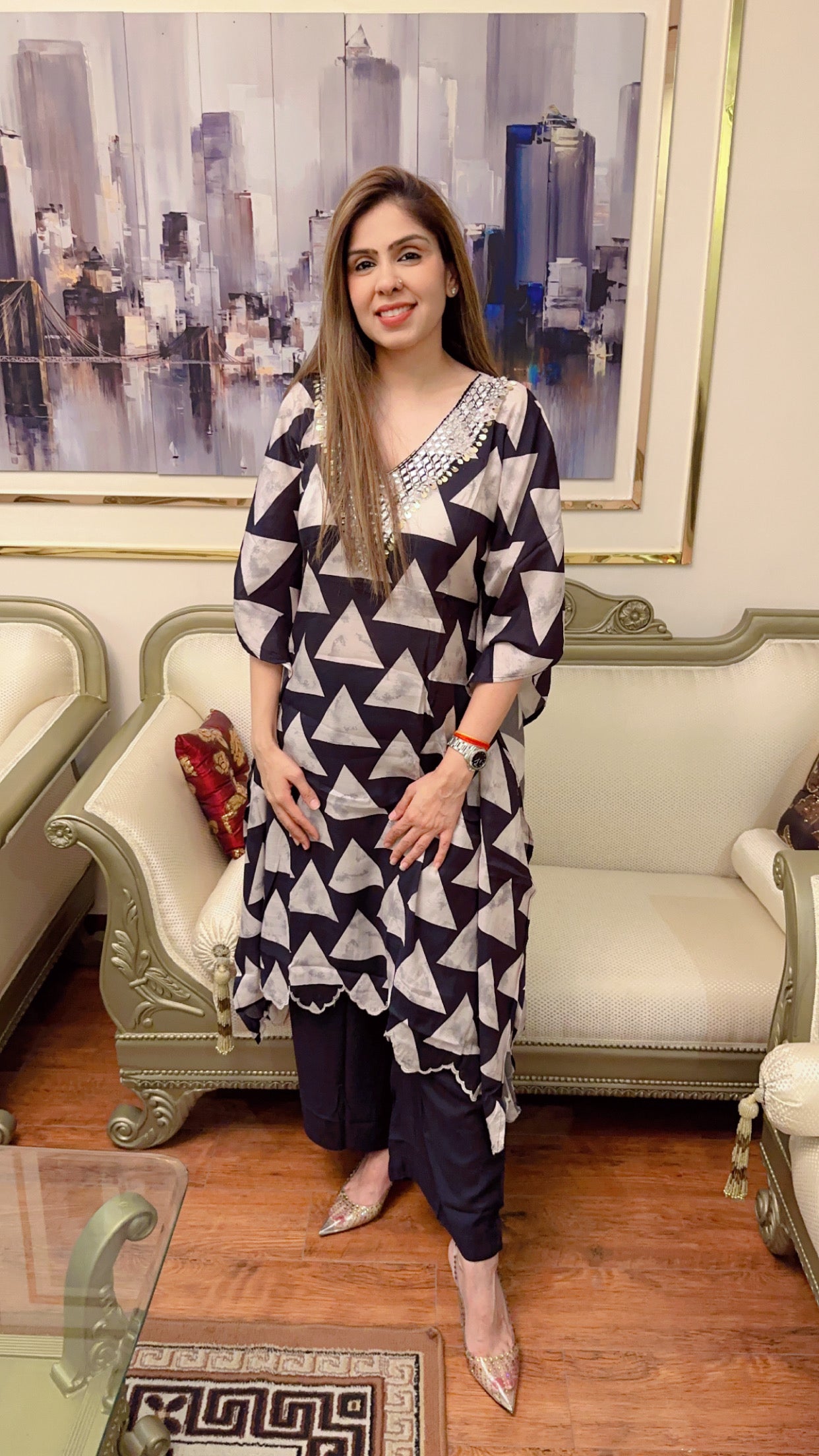 Black kaftan