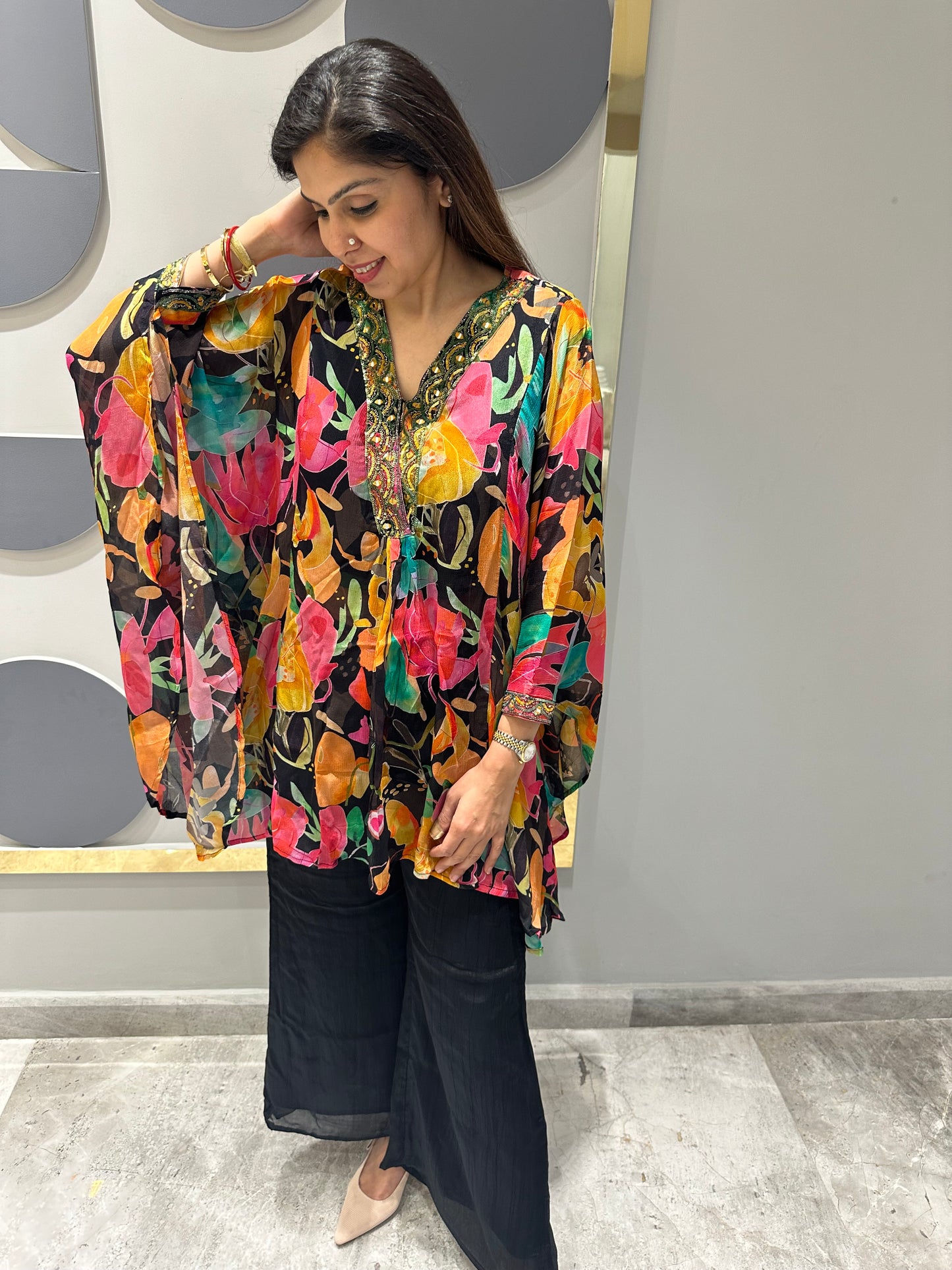 Floral kaftan