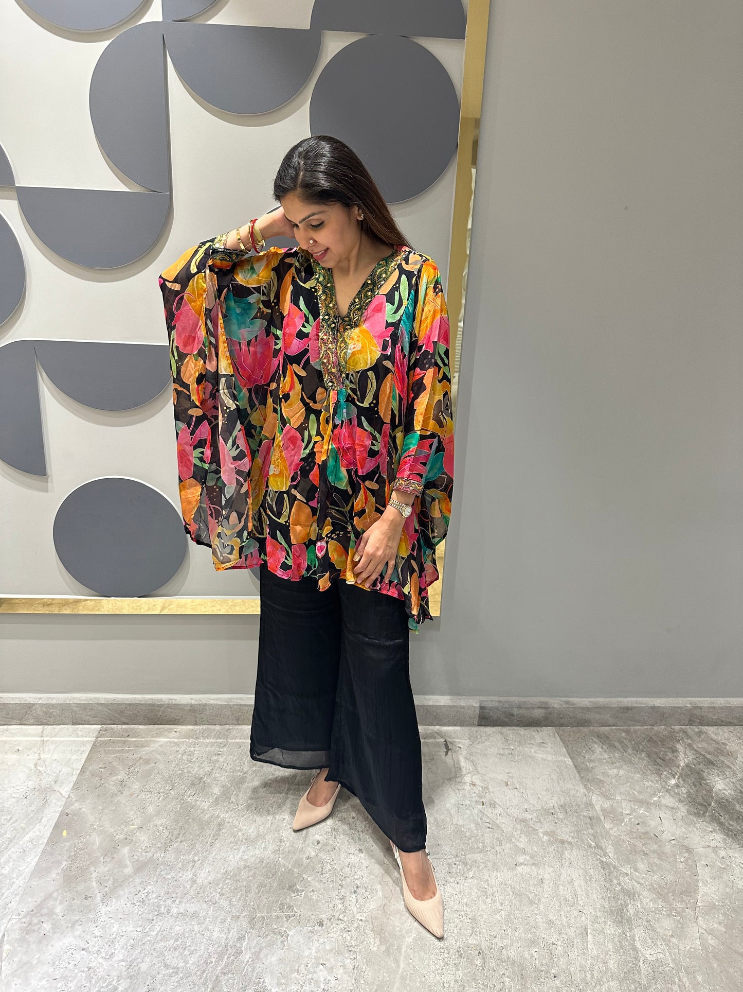 Floral kaftan